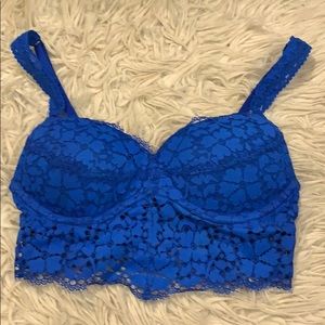 Blue Victoria secret PINK bralette